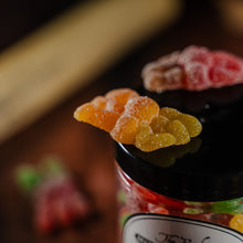 Load image into Gallery viewer, close-up of fizzy jelly spider on top of jar