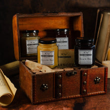 Load image into Gallery viewer, Chest of Dr Arnott's "Medical Preserves" (fruit preserves and honey) at The Real Mary King's Close