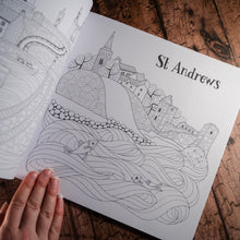 Load image into Gallery viewer, A line drawing of St Andrews for colouring in