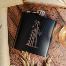 Load image into Gallery viewer, Plague Doctor Hip Flask (Black, Large)