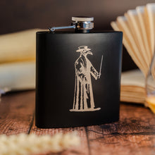 Load image into Gallery viewer, Plague Doctor Hip Flask (Black, Large)