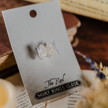 Load image into Gallery viewer, Silver crown ring in its The Real Mary King's Close packaging