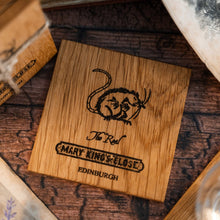Load image into Gallery viewer, oak wood coasters