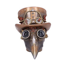 Load image into Gallery viewer, plague doctor sculpture face-on