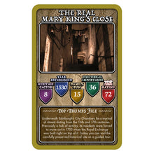 Load image into Gallery viewer, Top Trumps Heritage Days Out card The Real Mary King's Close