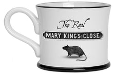 Load image into Gallery viewer, the real mary kings close logo on a mug
