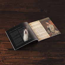 Load image into Gallery viewer, Mary King of The Real Mary King's Close comes to life from the page of an AR Guidebook