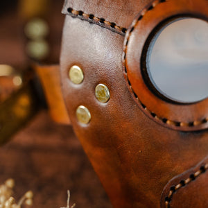 leather costumer mask