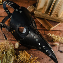 Load image into Gallery viewer, Plague Doctor mask leather
