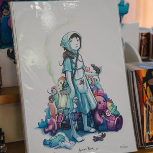 Annie the Ghost print pictured in the real mary kings close gift shop