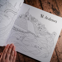 Load image into Gallery viewer, A line drawing of St Andrews for colouring in
