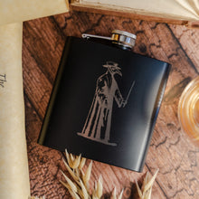 Load image into Gallery viewer, Plague Doctor Hip Flask (Black, Large)
