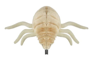 Top view of flea plush from The Real Mary King's Close