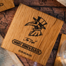 Load image into Gallery viewer, plague doctor coaster wood
