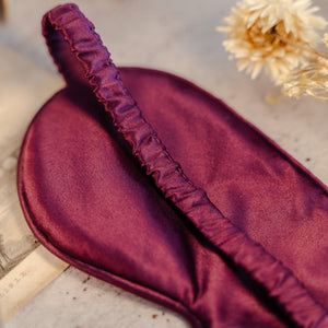 velvet eye mask purple