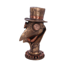 Load image into Gallery viewer, bronze statue plague doctor mask

