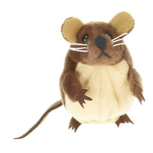 Load image into Gallery viewer, Brown mouse finger puppet at The Real Mary King&#39;s Close
